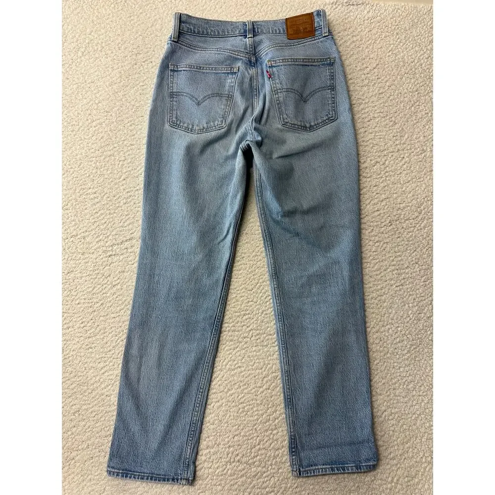 Levis Womens 70s High Slim Straight Denim Jeans Size 28 - Picture 7 of 8